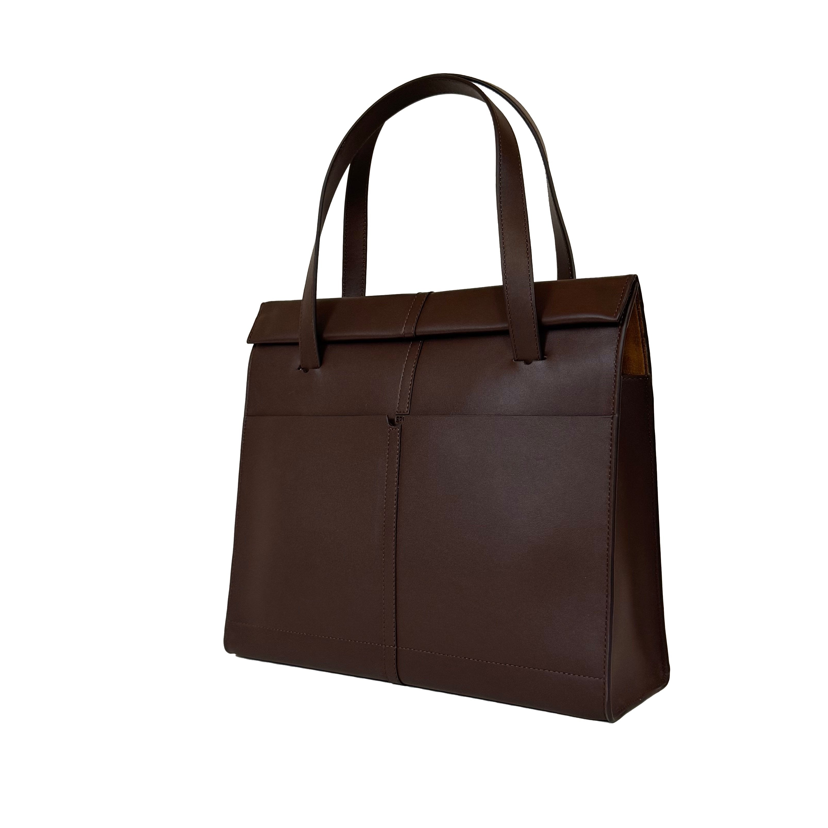 'The Roon' Shoulder Bag in Coffee Brown