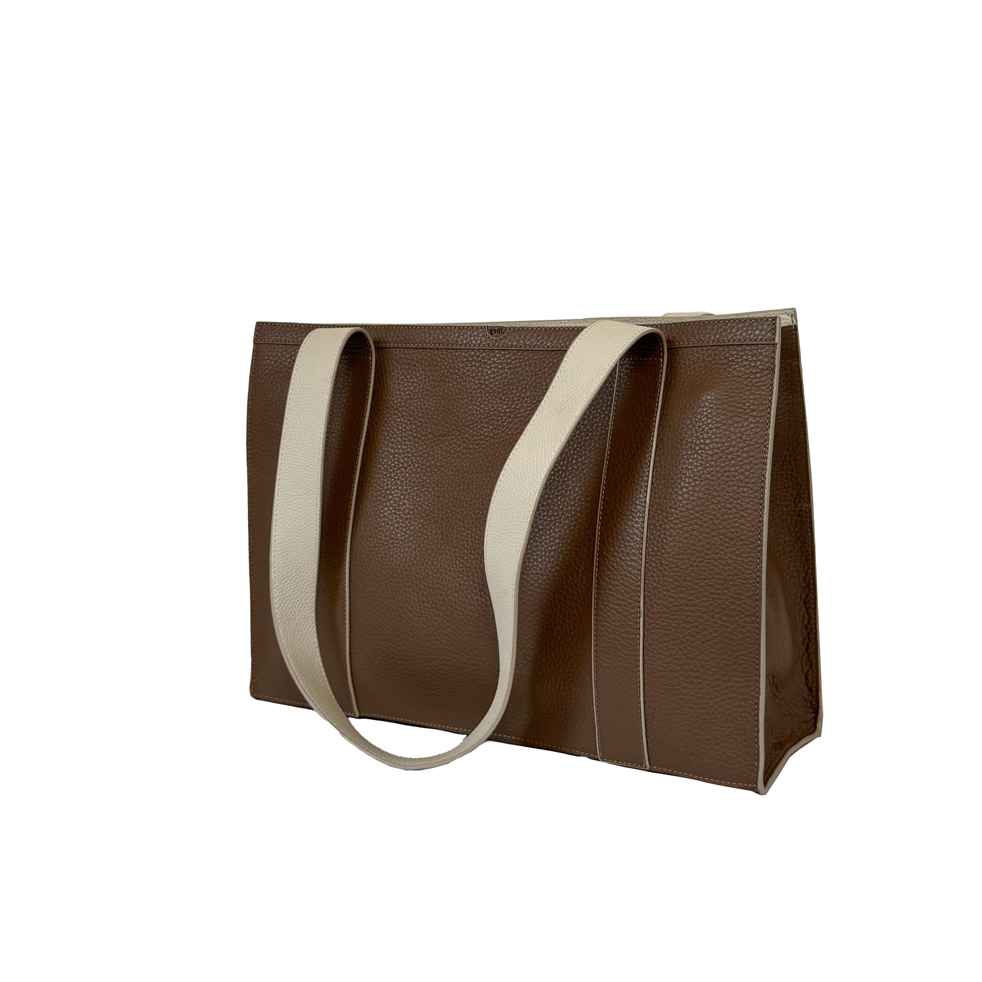 'The Maxwell' Tote Bag in Taupe