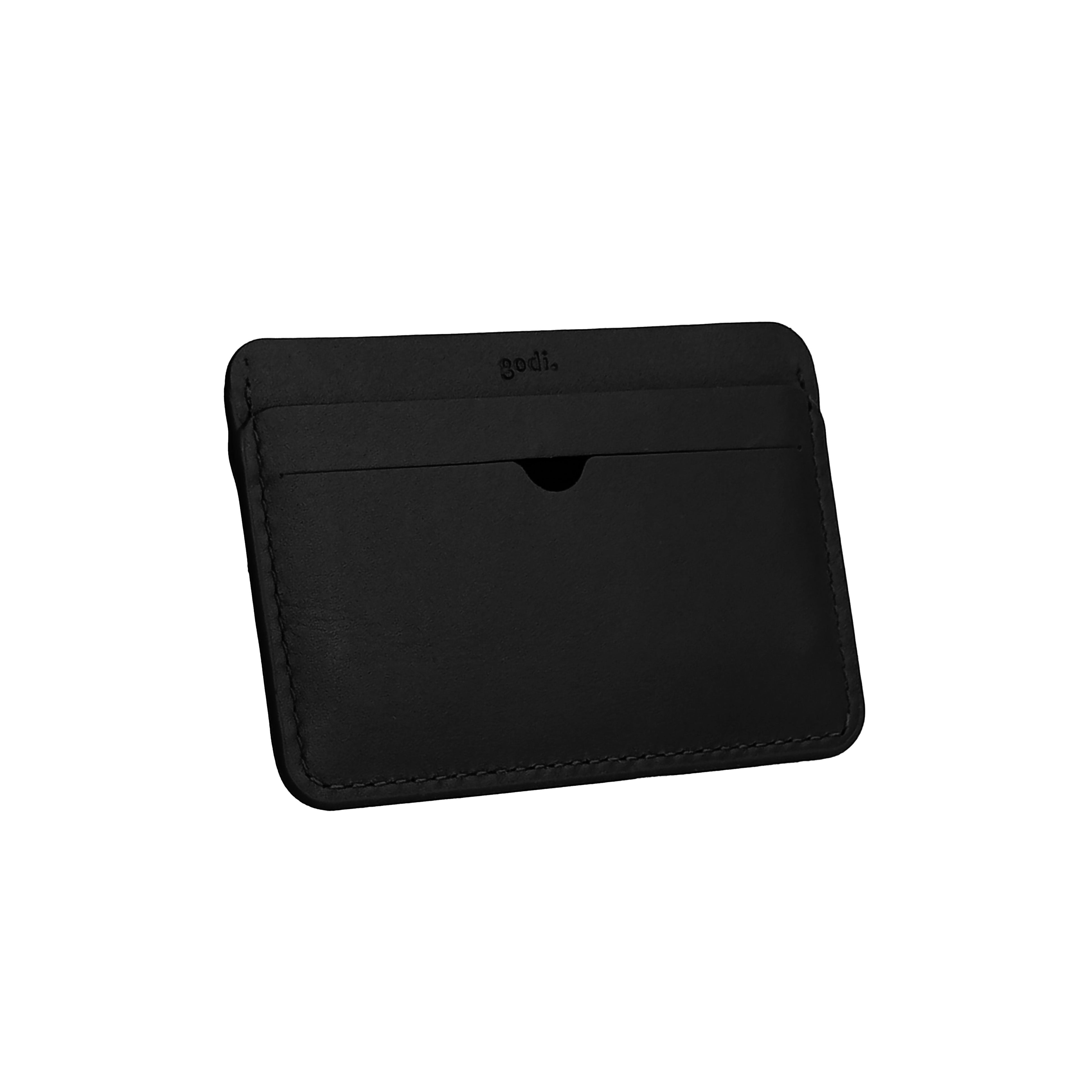 Slim Card Holder in Black