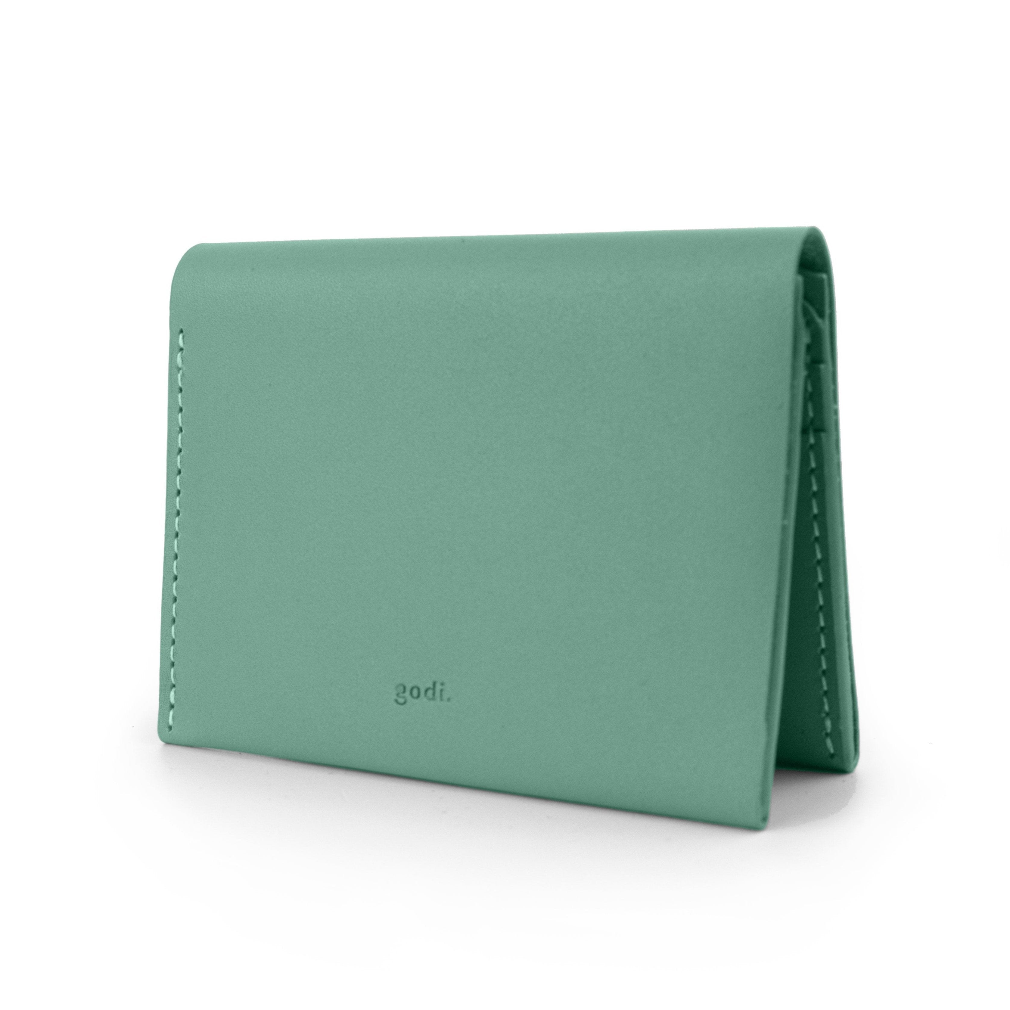 Bifold Wallet in Sage Green