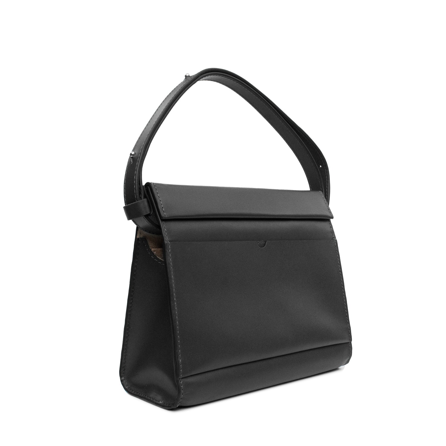 Mini Shoulder Bag in Black