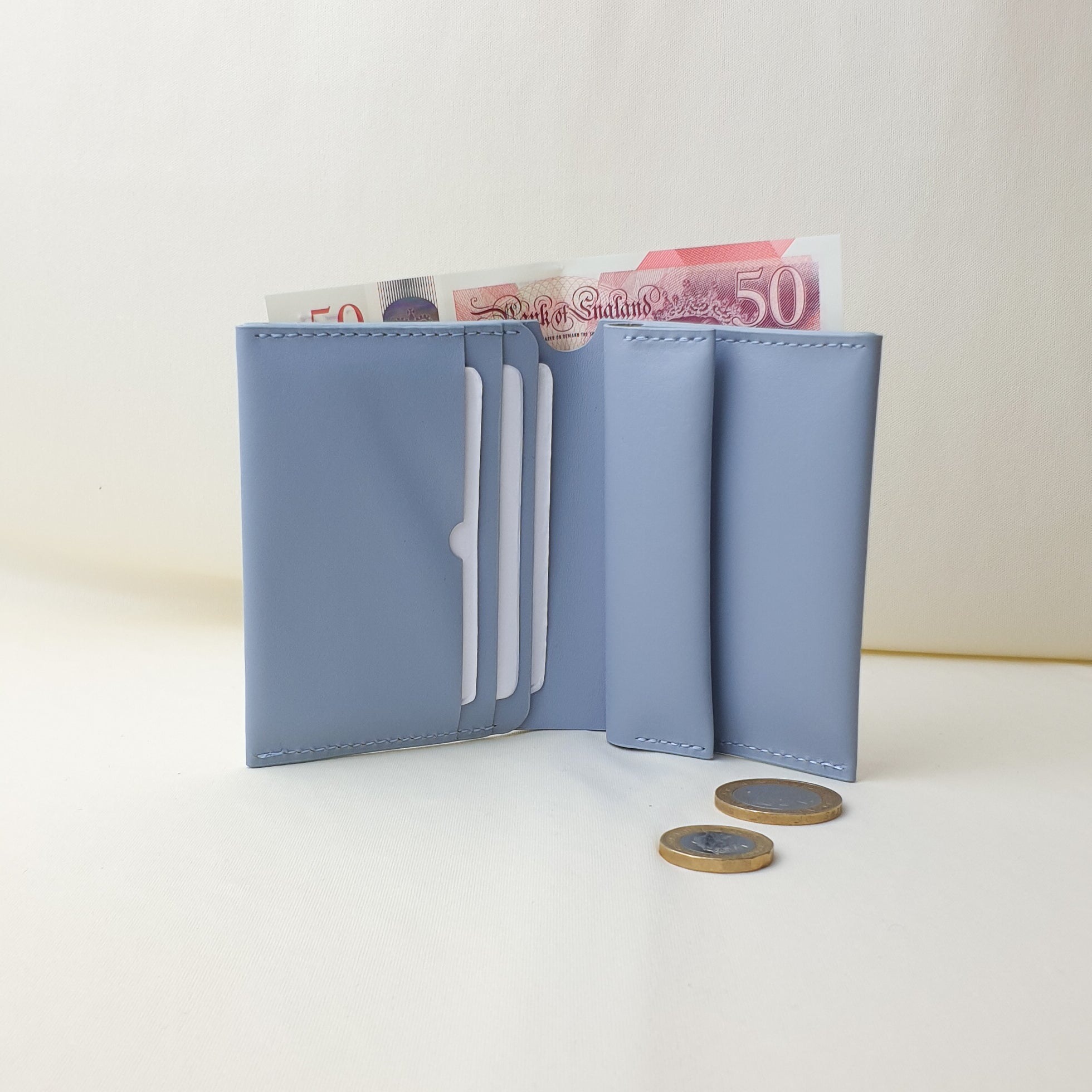 All-in-One Wallet in Ice Blue