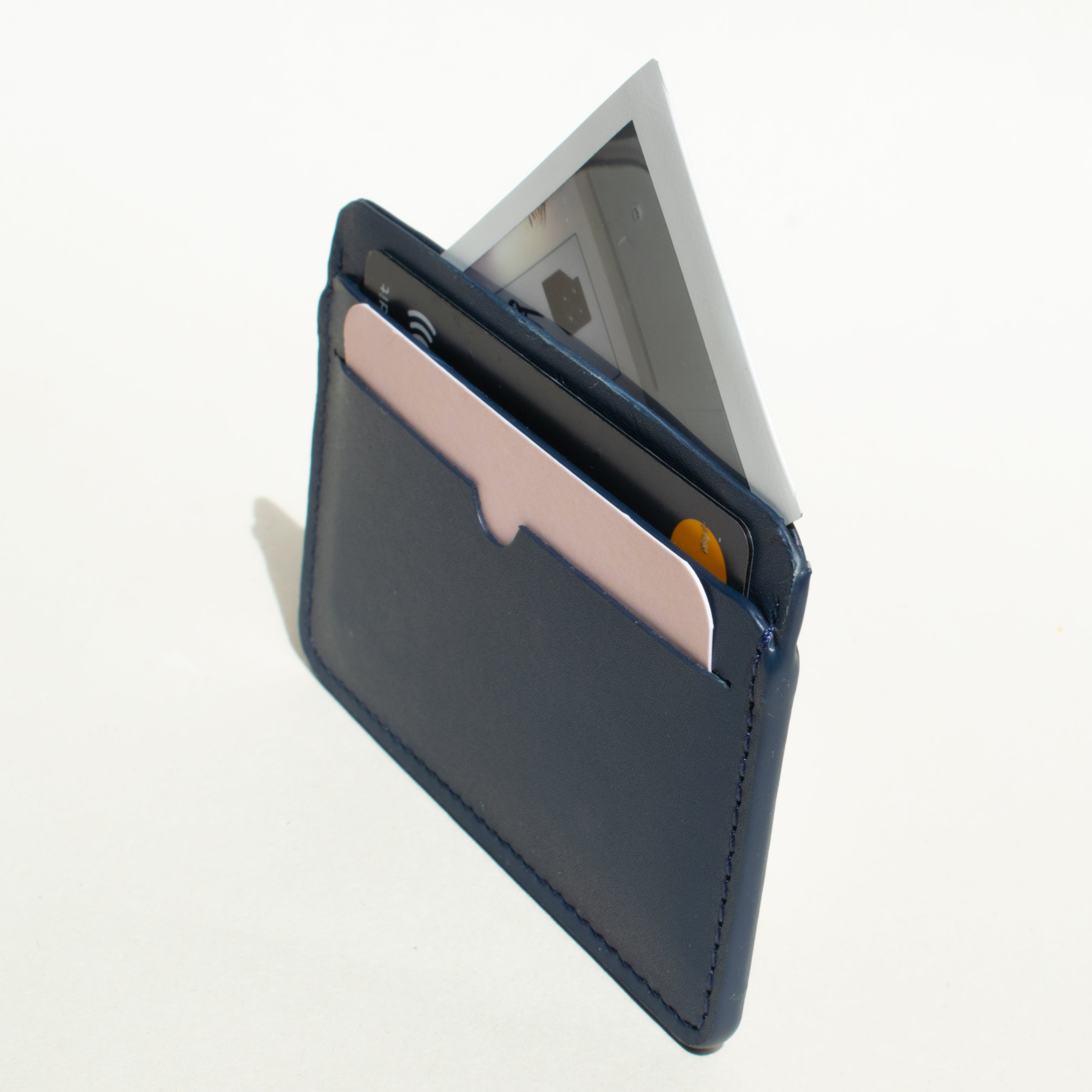 Card Holder in Navy Blue